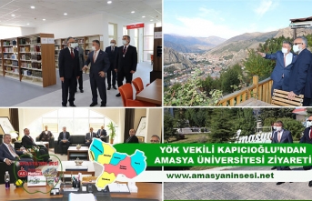 YÖK Başkan Vekili Prof. Dr. M. İ. Safa Kapıcıoğlu Amasya Üniversitesini ziyaret etti