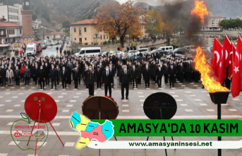 Amasya'da 10 Kasım