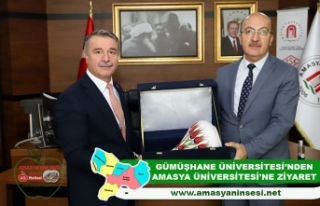 Gümüşhane Rektörü'nden Amasya Üniversitesi'ne...