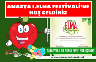 Amasya 1. Elma Festivali Esenler'de Başlıyor