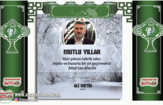 Avukat Ali Metin'den Yeni Yıl Mesajı