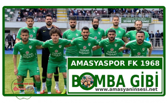Erbaa Maçını kazanan Amasyaspor FK 1968 Üst Turda..