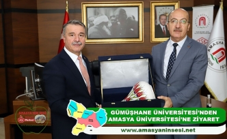Gümüşhane Rektörü'nden Amasya Üniversitesi'ne Ziyaret