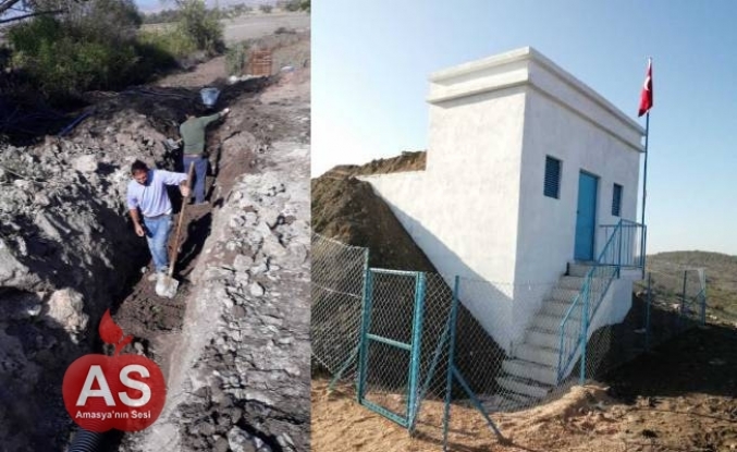 Göynücek Ayvalıpınar Köyü İçme Suyu Kanalizasyon Hattı Tamamlandı