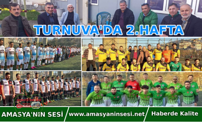 Amasyalılar Futbol Turnuvası'nda 2.Hafta Tamamlandı